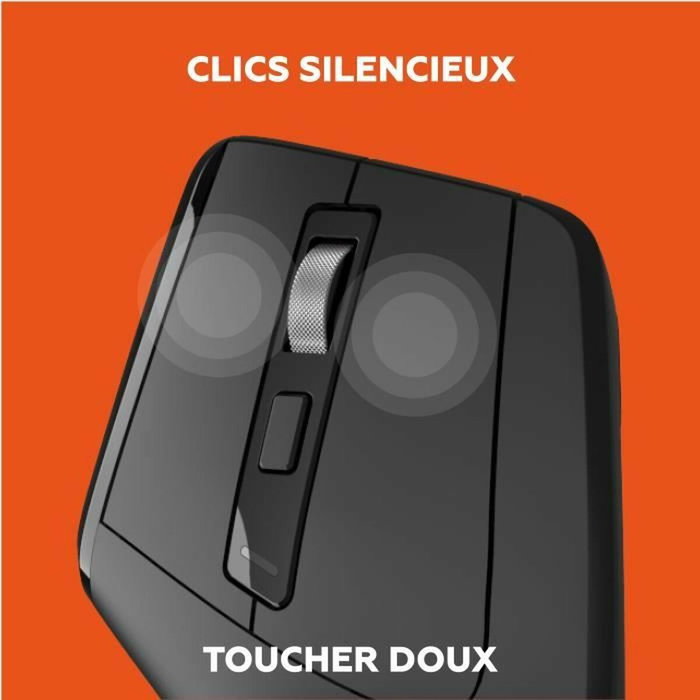 Mobility Lab ML314259 - Souris ergonomique sans fil verticale - Noir Mobility Lab ML314259 - Souris ergonomique sans fil verticale - Noir