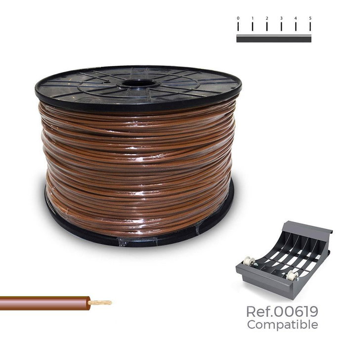 Sediles Câble H05V-K 1,50 mm² marron, 1000 m Sediles Câble H05V-K 1,50 mm² marron, 1000 m