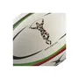 Gilbert Ballon de rugby REPLICA - Harlequins - Taille Midi - Idéal pour le rugby et le football américain - Noir, rouge et blanc