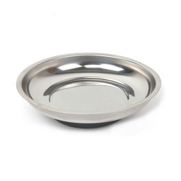 Workpro – Plateau magnétique rond en acier inoxydable, 148 x 24 x 38 mm