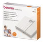 Beurer MS-01 Balance mécanique blanche avec affichage analogique rétro et surface antidérapante