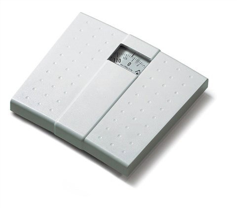 Beurer MS-01 Balance mécanique blanche avec affichage analogique rétro et surface antidérapante