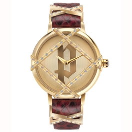 Police PL16068BSG-22 montre analogique femme doré et rouge
