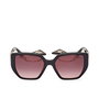 Guess Gafas Lunettes de Soleil Femme GU7892 01T Carrées Noir Plastique Verres Dégradés Bordeaux
