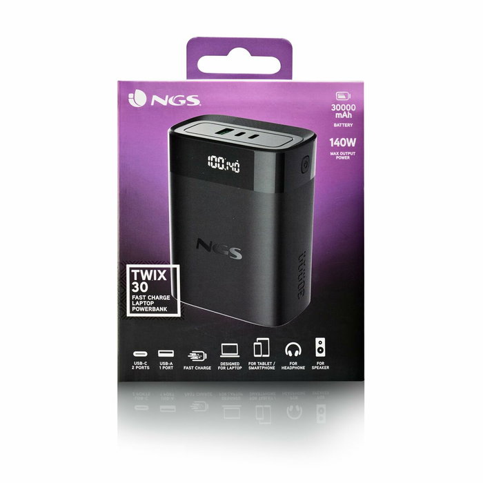 Powerbank NGS TWIX30 30000 mAh Noir