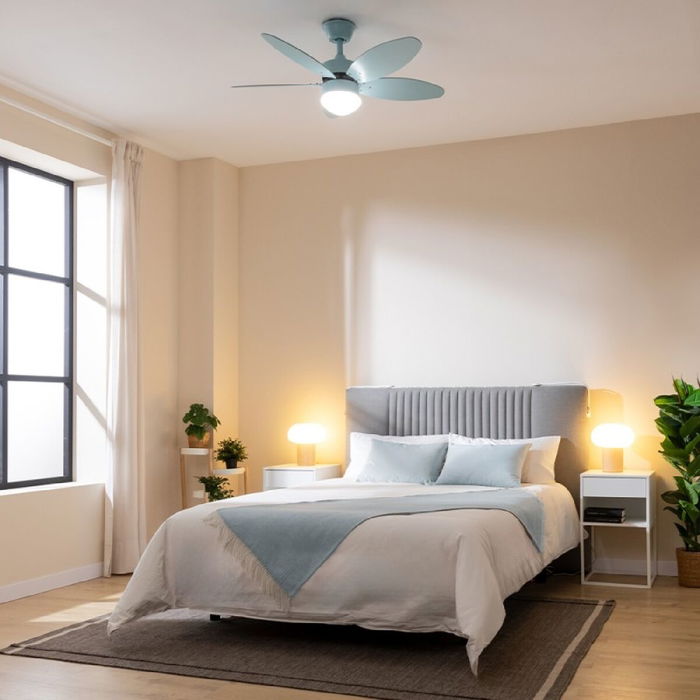 Ventilateur de Plafond avec Lumière Cecotec EnergySilence Aero 4260 Bleu clair 18 W 40 W