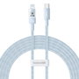 Baseus Câble USB-C vers Lightning Bleu 2 m