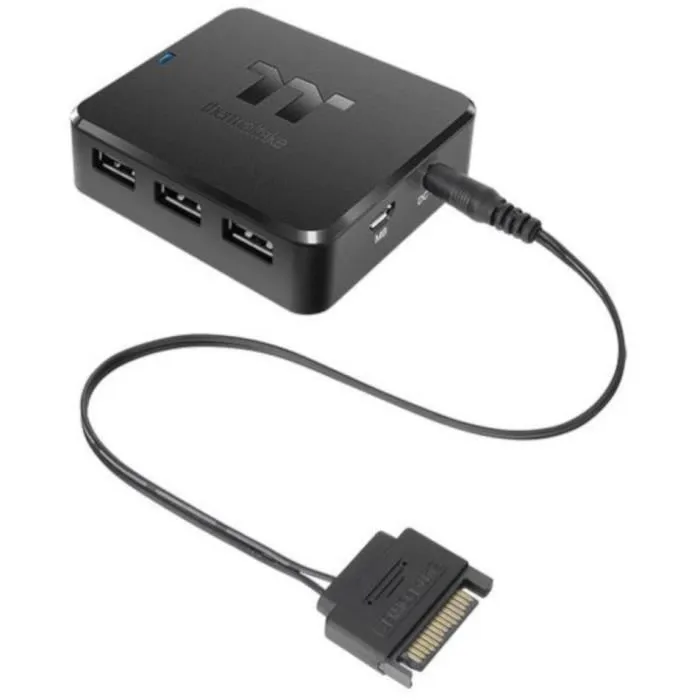 Thermaltake Hub USB Interne H200 PLUS - 3 Ports Internes & 3 Ports Externes USB 2.0
