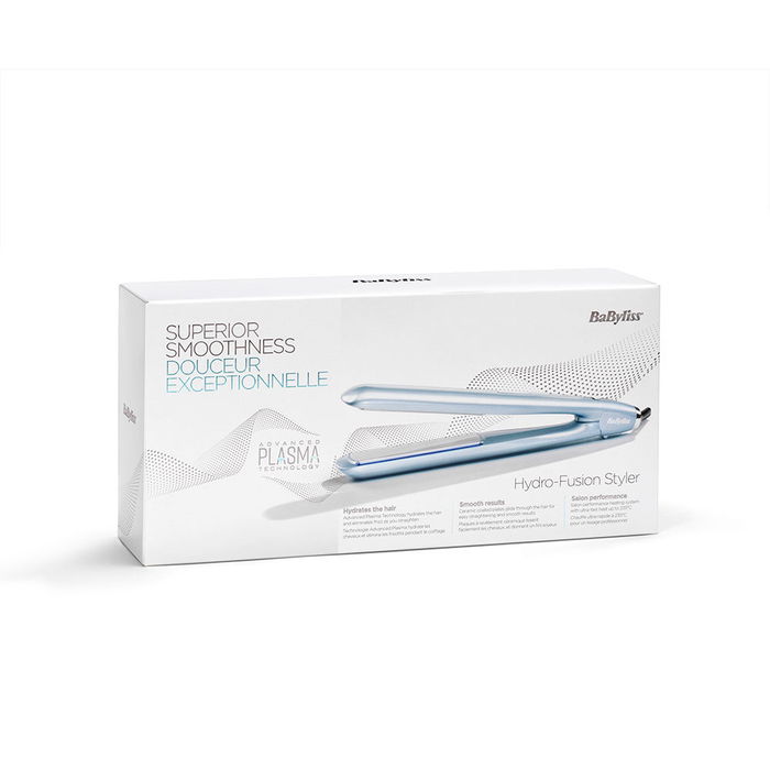 Babyliss ST573E Lisseur à Cheveux Hydrofusion Plasma - Brillance Optimale et Douceur Inégalée