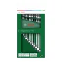 Bosch - Set de 15 clés mixtes plates universelles en métrique (6-21 mm) - Design ergonomique et robuste