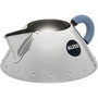 Alessi Récipient pour crème 9096 Michael Graves en acier inoxydable 18/10 et résine bleue