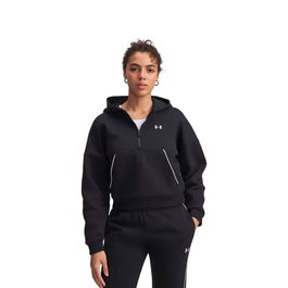 Sweat à capuche femme Under Armour Rival Flc Piped Hz Noir 8-10 ans
