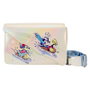 Loungefly Sac bandoulière Disney Winter Wonderland Mickey and Friends - 23.75 cm, cuir vegan, fermeture magnétique, bandoulière amovible