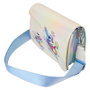 Loungefly Sac bandoulière Disney Winter Wonderland Mickey and Friends - 23.75 cm, cuir vegan, fermeture magnétique, bandoulière amovible
