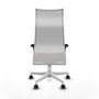 Piqueras y Crespo B1C026N Chaise de Bureau Exécutive Brun foncé et Blanc