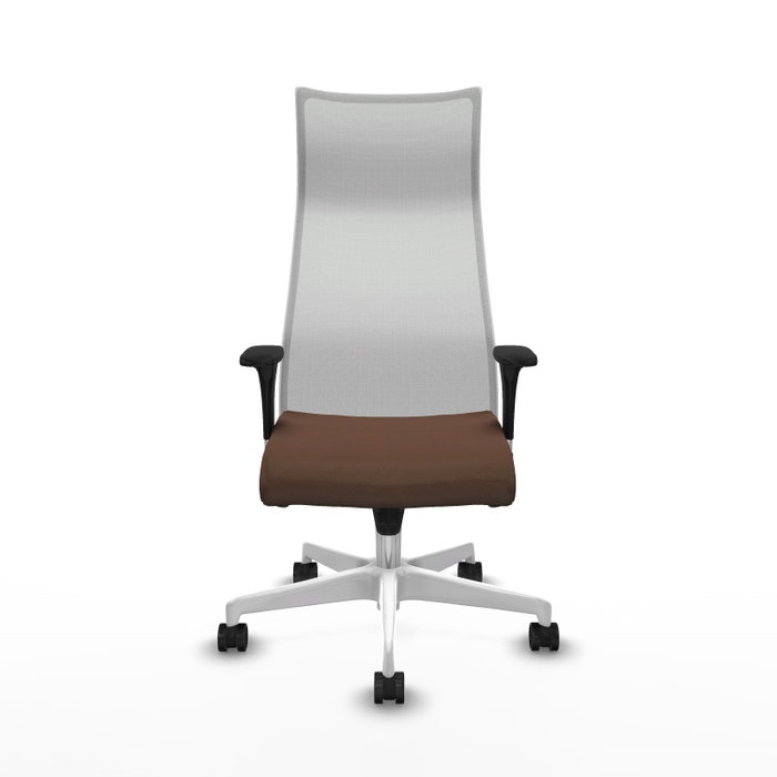 Piqueras y Crespo B1C026N Chaise de Bureau Exécutive Brun foncé et Blanc