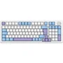 The G-Lab Clavier Mécanique PBT Gasket KEYZ Elite 400 WB Triple Mode AZERTY RGB 96% - Filaire, Bluetooth, 2.4GHz - Windows & Mac