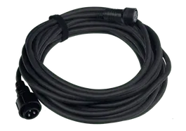 ALGAMLIGHT Câble d'alimentation IP65 10M avec connecteurs XLR mâle/femelle Noir