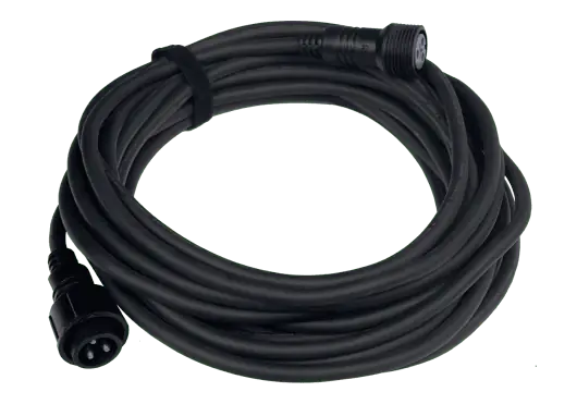 ALGAMLIGHT Câble d'alimentation IP65 10M avec connecteurs XLR mâle/femelle Noir ALGAMLIGHT Câble d'alimentation IP65 10M avec connecteurs XLR mâle/femelle Noir