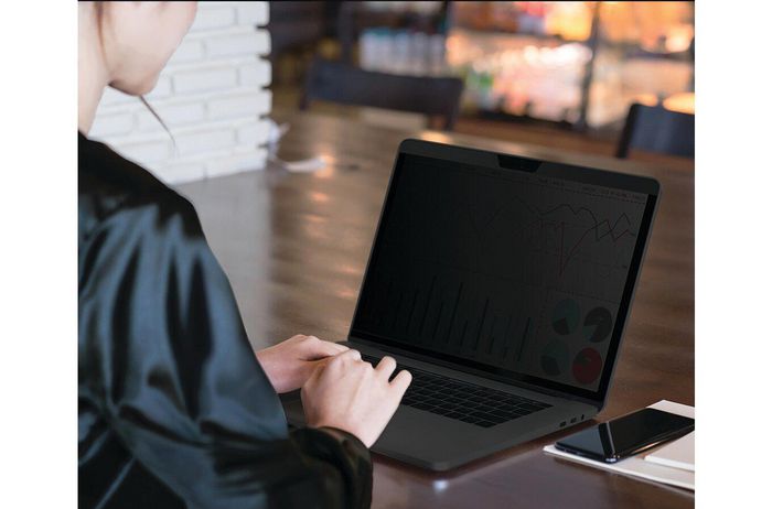 Kensington - Filtre de confidentialité amovible et bi-directionnel 12.1" 4:3 pour écran d'ordinateur portable - Réduction lumière bleue et compatibilité tactile