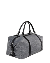 Abercrombie & Fitch Weekend Sac en textile, sac à main pour hommes, gris