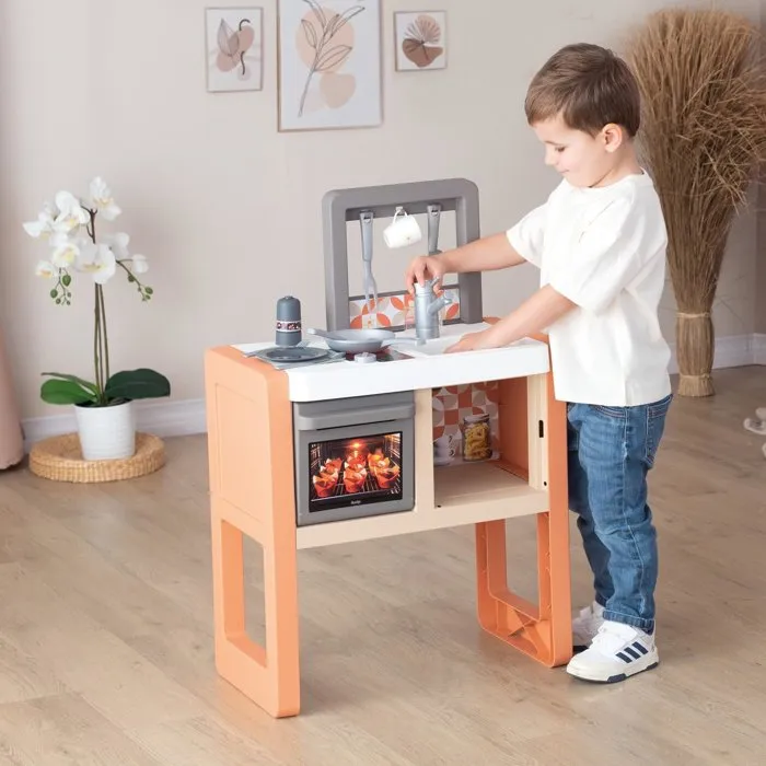 Smoby Cuisine Vanille avec 11 accessoires Smoby Cuisine Vanille avec 11 accessoires