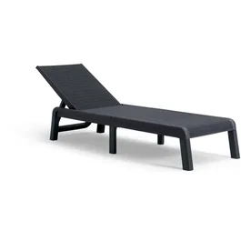 Keter ATLAS Bain de soleil imitation canage gris graphite
