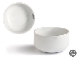 VESSIA Bol empilable en porcelaine blanc 350 ml