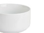 Vessia Bowl Apilable Porcelaine Blanc 10 cm 350 ml – Compatible Lave-vaisselle et Micro-ondes (Set de 36)