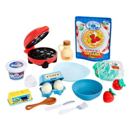 Little Tikes Kit Crêpes et Waffles Creative Chefs 639685 pour Enfants de 3 ans et plus avec plus de 18 Accessoires Réalistes