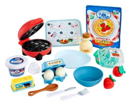 Little Tikes Kit Crêpes et Waffles Creative Chefs 639685 pour Enfants de 3 ans et plus avec plus de 18 Accessoires Réalistes