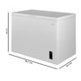 Congélateur coffre Cecotec Bolero CoolMarket Chest 249P 249L blanc classe E LED dual