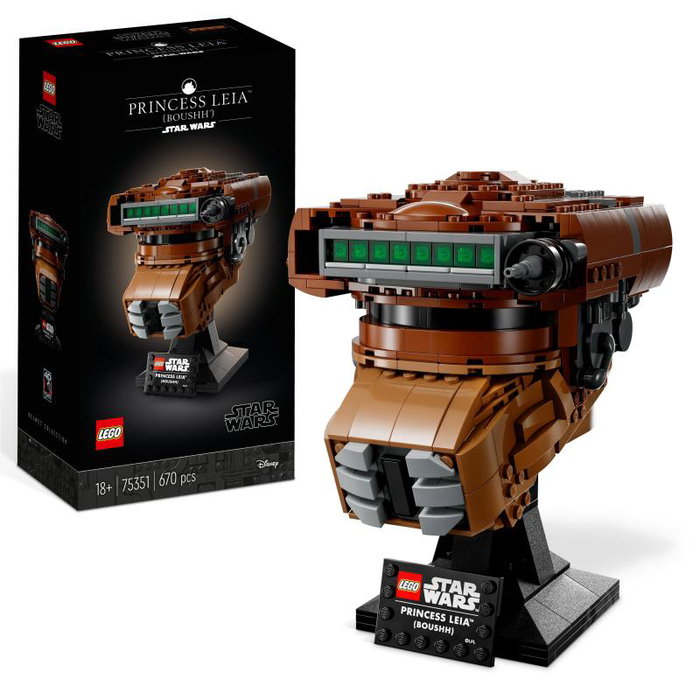 LEGO Star Wars 75351 - Casque de Princesse Leia (Boushh) de la série Helm