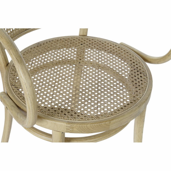Chaise de Salle à Manger DKD Home Decor Naturel Rotin Bois 58 x 58 x 79,5 cm