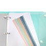 LOVELY STORY Classeur 4 anneaux couverture rigide thème Bubble Tea et Capybara 28x32x3.8cm avec 4 intercalaires et pochette PVC
