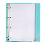 LOVELY STORY Classeur 4 anneaux couverture rigide thème Bubble Tea et Capybara 28x32x3.8cm avec 4 intercalaires et pochette PVC