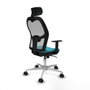Piqueras y Crespo Chaise de Bureau 1D086N2 Turquoise