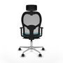 Piqueras y Crespo Chaise de Bureau 1D086N2 Turquoise