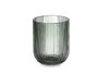 Vivalto Verre Bas Mousse Rayures 270 ml Vert 7x9x7 cm (Set de 24)