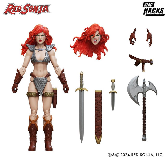 Boss Fight Studio Red Sonja Hero H.A.C.K.S. figurine