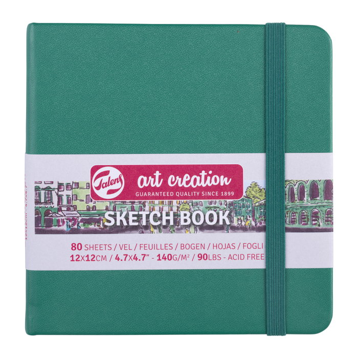Talens Art Creation Carnet de Croquis Vert Forêt 12 x 12 cm Talens Art Creation Carnet de Croquis Vert Forêt 12 x 12 cm