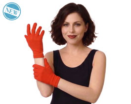 Atosa Gants Rouges 22 cm pour Déguisement