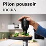Bosch MFWS420W Hachoir à viande Série 4 - Blanc - 500 W - Moteur bloqué 1900 W - Débit 2,5 kg/min - 2 vitesses - Avec grilles et adaptateur à saucisses