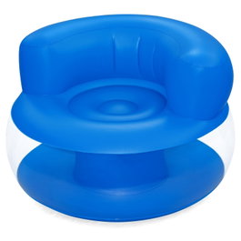 Bestway 75138 Fauteuil Gonflable Individuel Couleur Assortie 112x112x70 cm