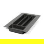 HERRAJES ALK Cubertero Modelo Auro pour Cajon - Finition Anthracite/Blanc - Module 300-1000mm - Organisateur de Couverts de Cuisine