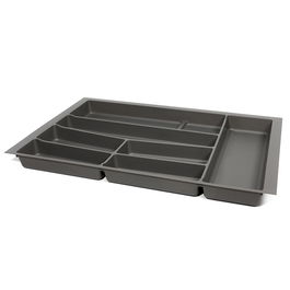 HERRAJES ALK Cubertero Modelo Auro pour Cajon - Finition Anthracite/Blanc - Module 300-1000mm - Organisateur de Couverts de Cuisine