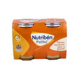 NUTRIBEN Potito Plata-Manda-Naran-Galleta 2x190g