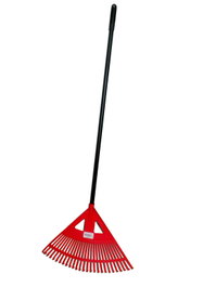 PLUVIA Râteau Balai HF-065 avec 24 Dents et Manche PP
