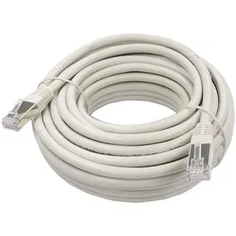 LINEAIRE Câble Ethernet RJ45 Catégorie 6 blindé F/UTP 10 m, PCC6FH, débit jusqu'à 1000 Mbit/s, pour connexion réseau fiable
