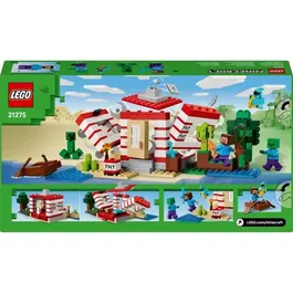 LEGO Minecraft 21275 La Maison en TNT de la Jungle - Jeu de Construction à Partir de 8 Ans et Plus